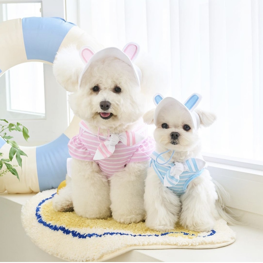 水手涼感cool無袖背心-sky天空藍- 韓國it’s  狗涼感衣 寵物夏季降溫涼感衣 夏天涼感服飾