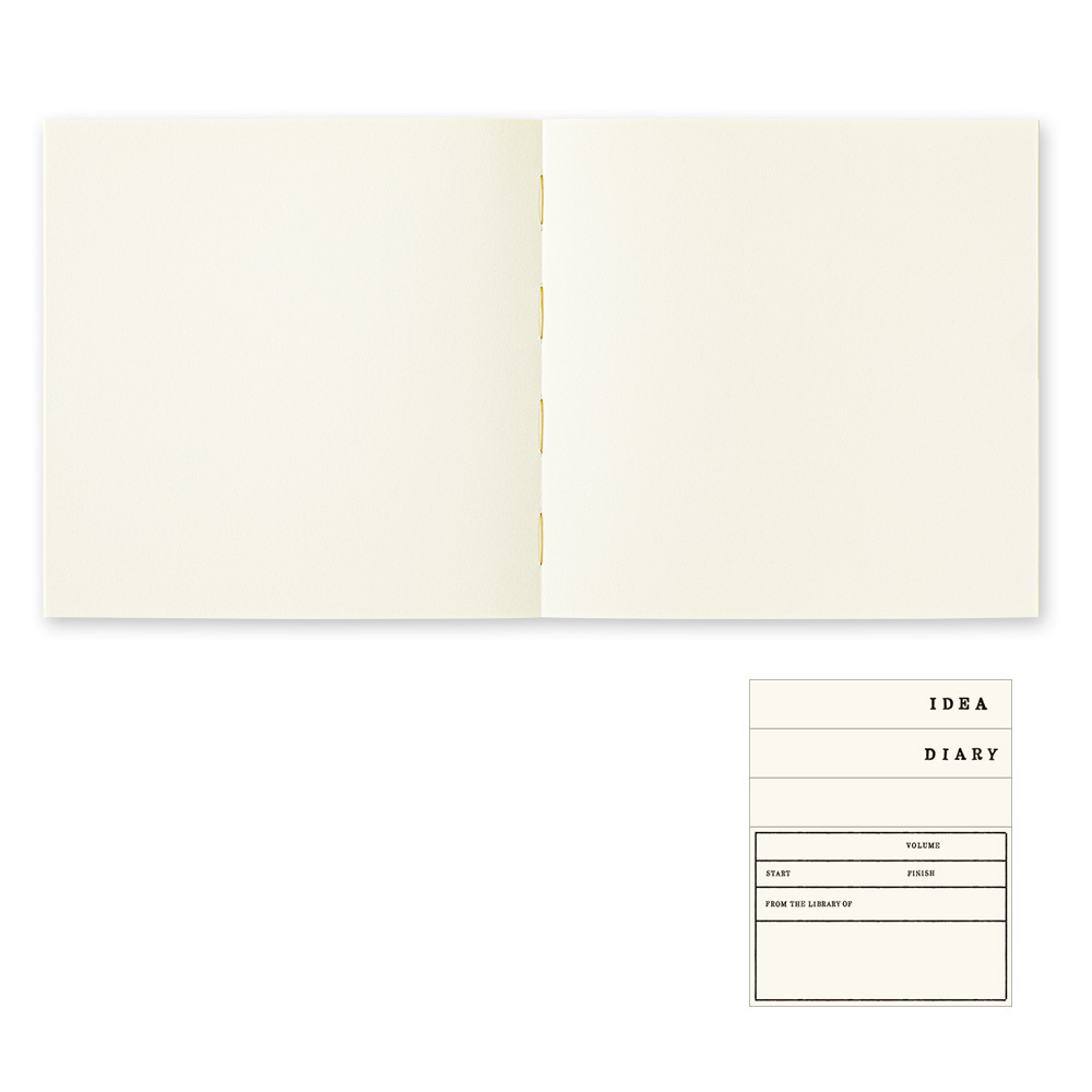 MD Notebook 筆記本 厚紙 A5方形 空白