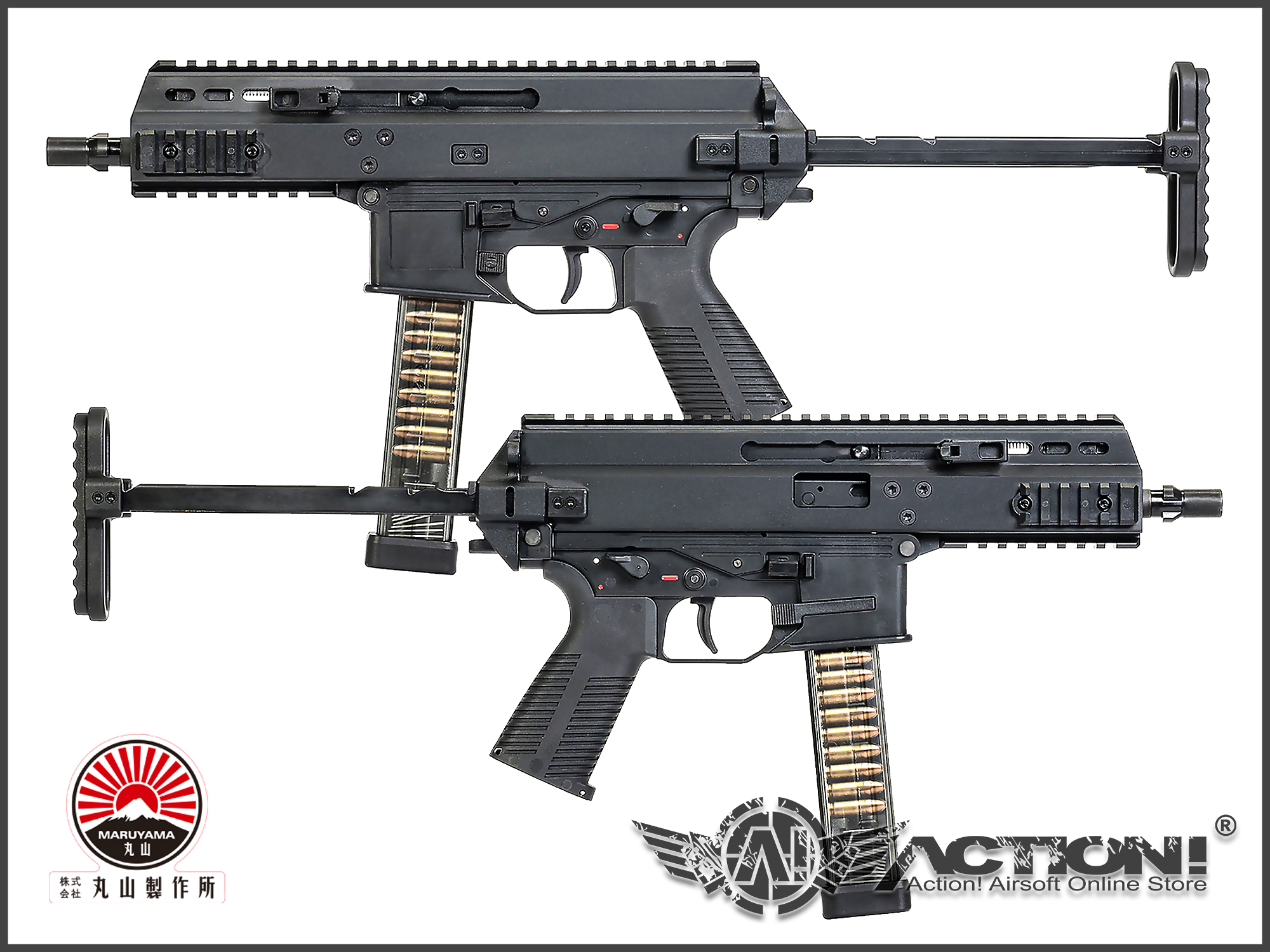 丸山製作所　MARUYAMA　SCW9　GBB Maruyama SCW-9 SD2 GBB assault rifle - 1.1 joule airsoft