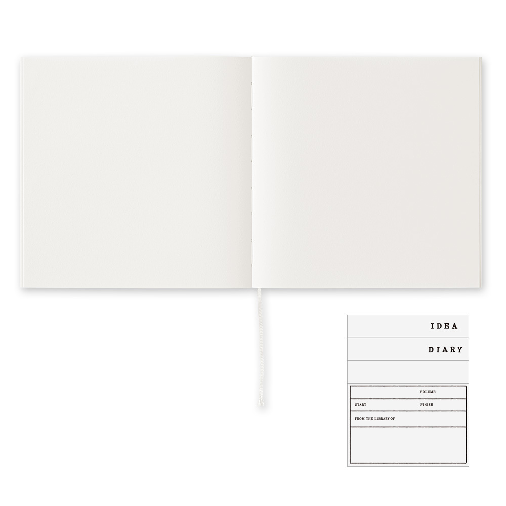 MD Notebook 筆記本 棉紙 A5方形 空白