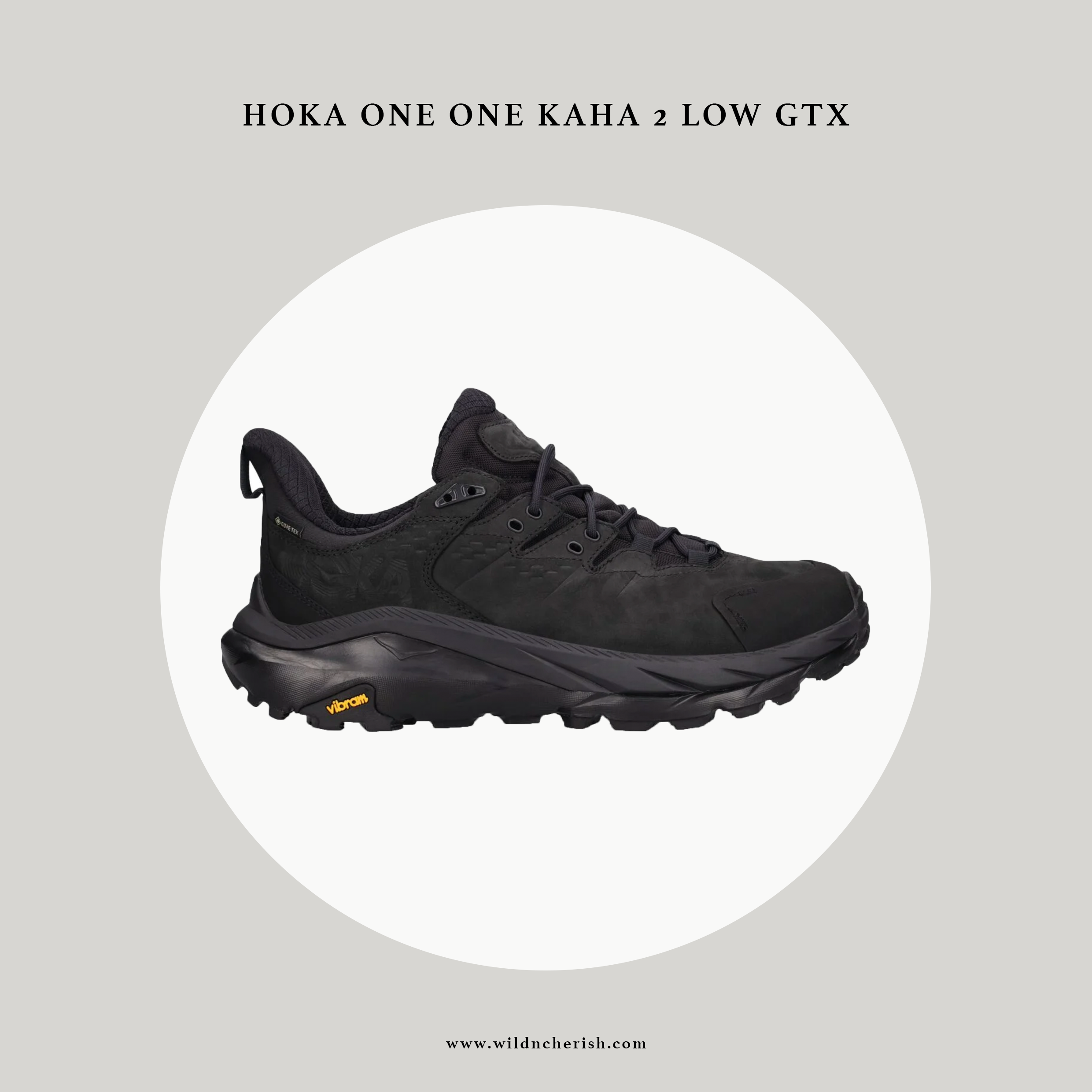 預訂| Hoka One One Kaha 2 Low GTX 全黑防水