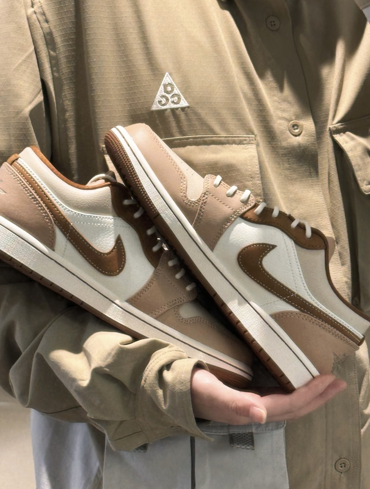 Nike Air Jordan 1 AJ1牛奶糖雕花 咖啡色 皮革 雕花 牛津鞋 HF5753-221/預購