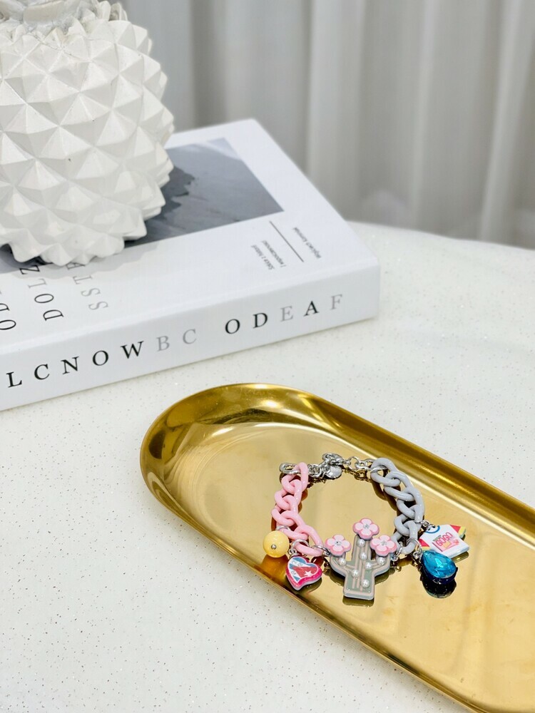 『GD』櫻花x仙人掌撞色手鍊