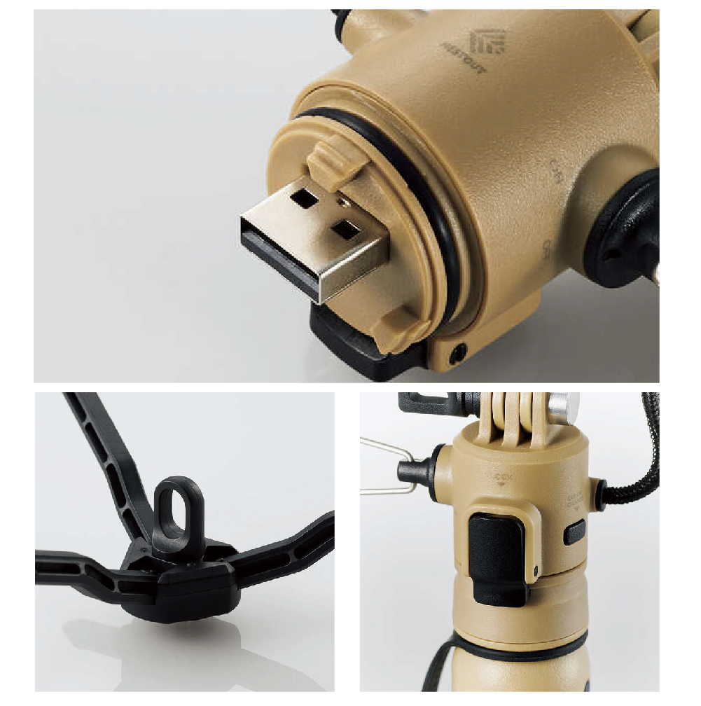 NESTOUT面板型LED燈“FLASH-1”(DE-NEST-GFL01) 系列_日本elecom野外系列