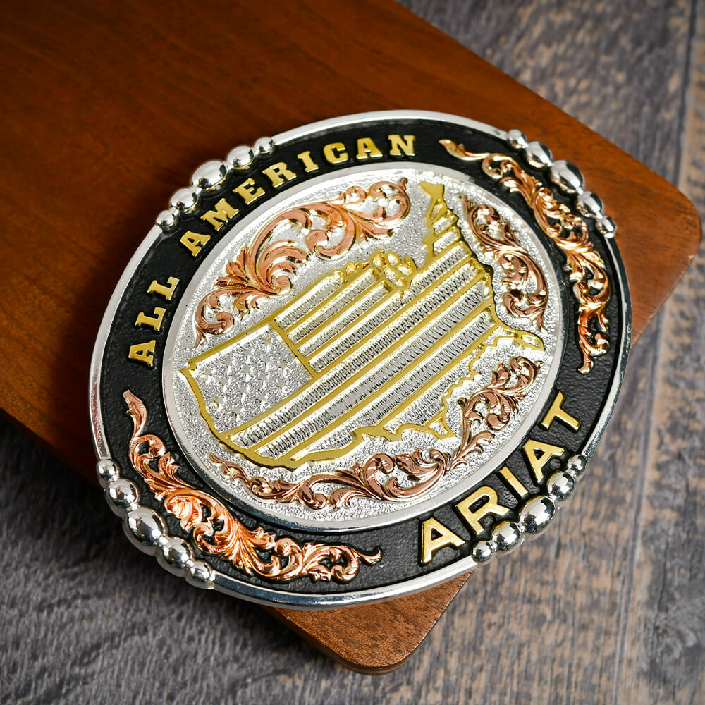 Ariat精緻玩家西部造型皮帶扣 / 皮帶頭 - 現貨