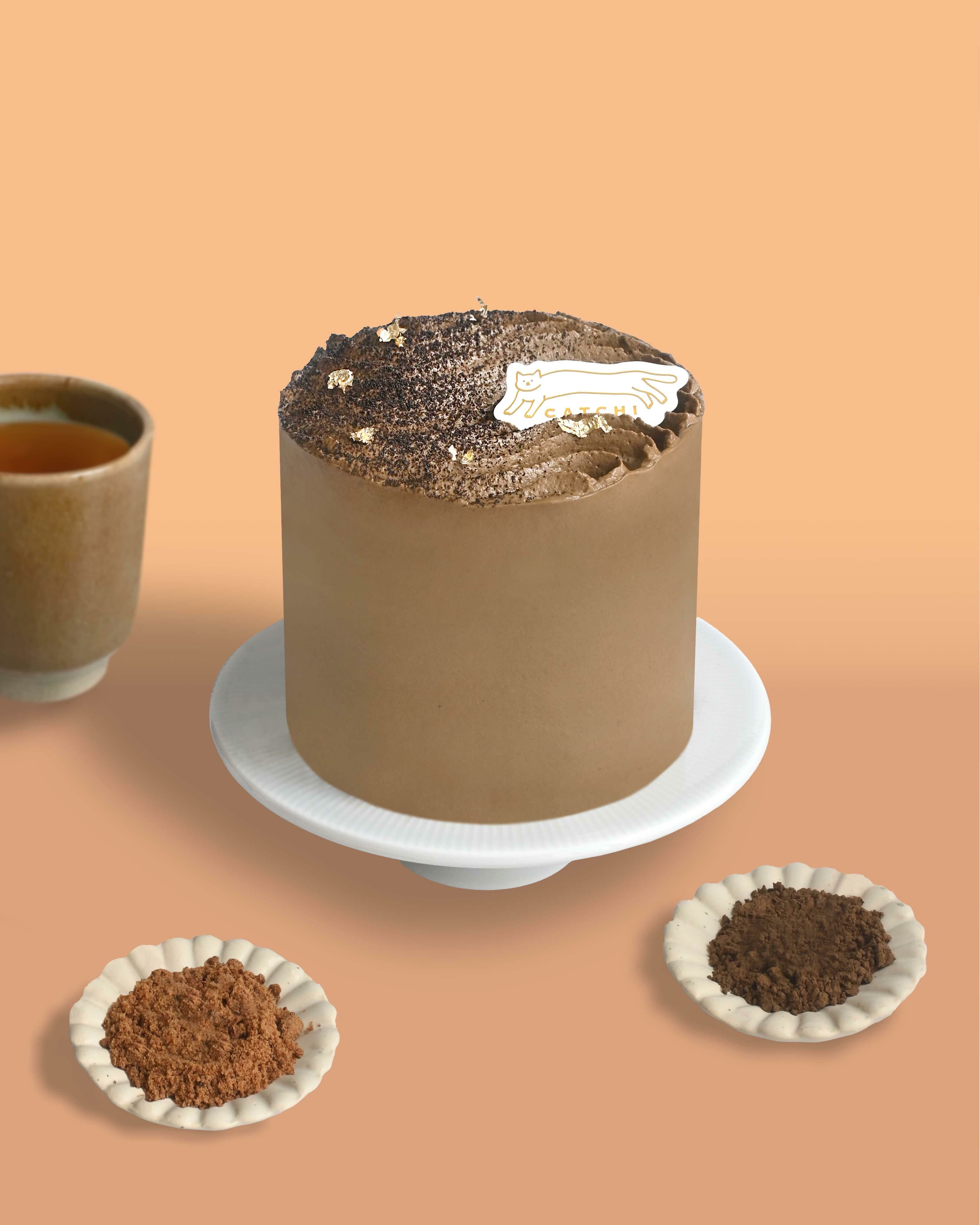 Signature Hojicha Chiffon Cake