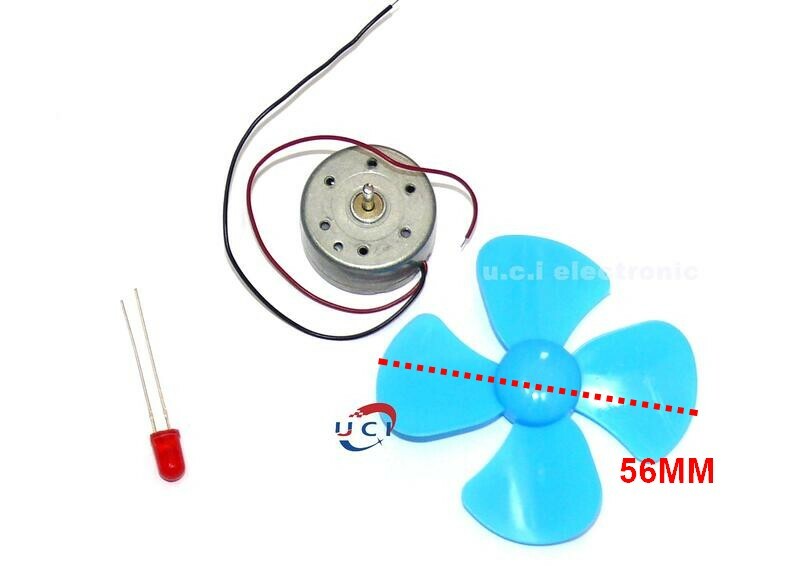 【UCI電子】(1-10) 迷你風力發電機 DIY科技小製作小發明 風力發電