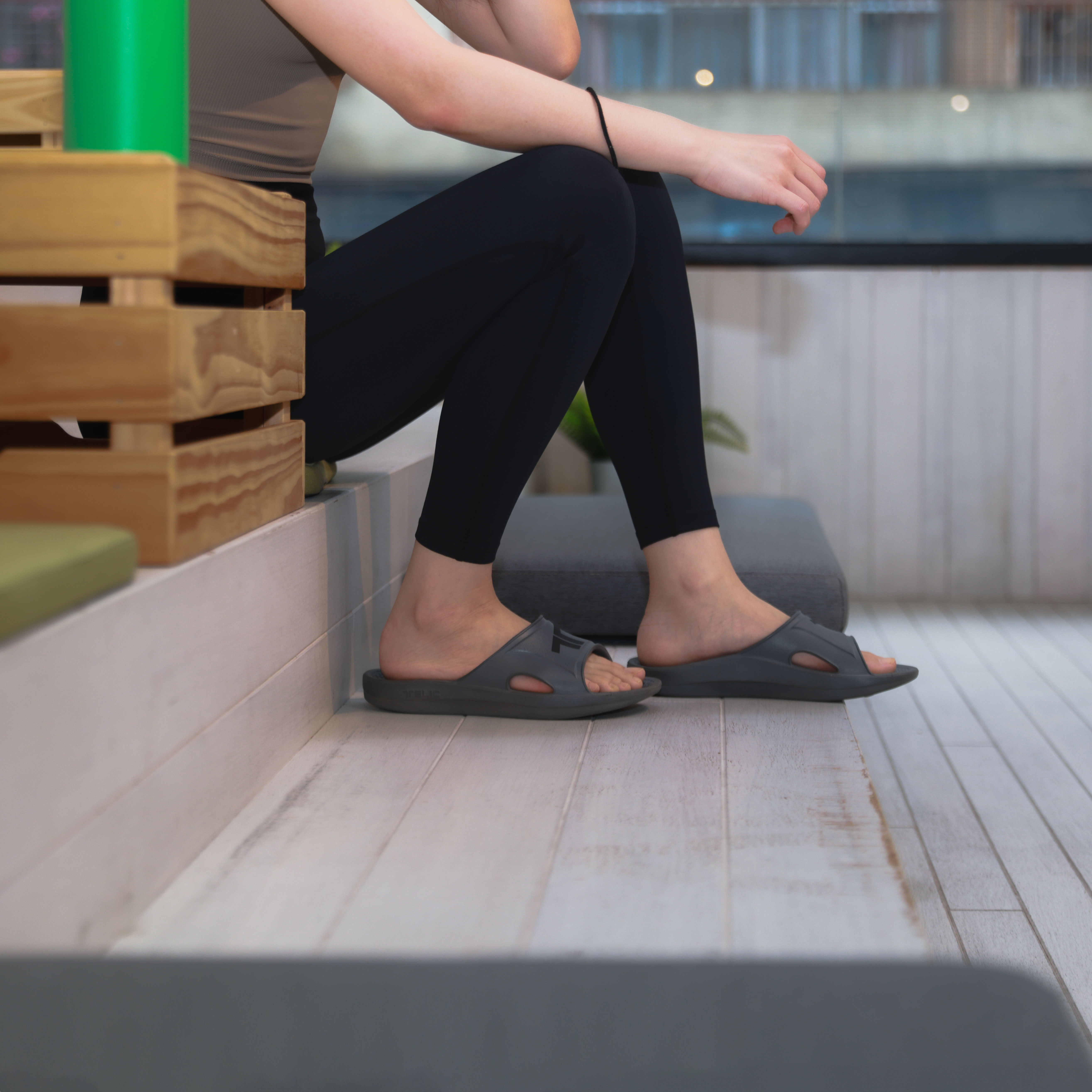 Telic - SiliComfy® 美國減壓彈力拖 - Recharge 彈力運動拖