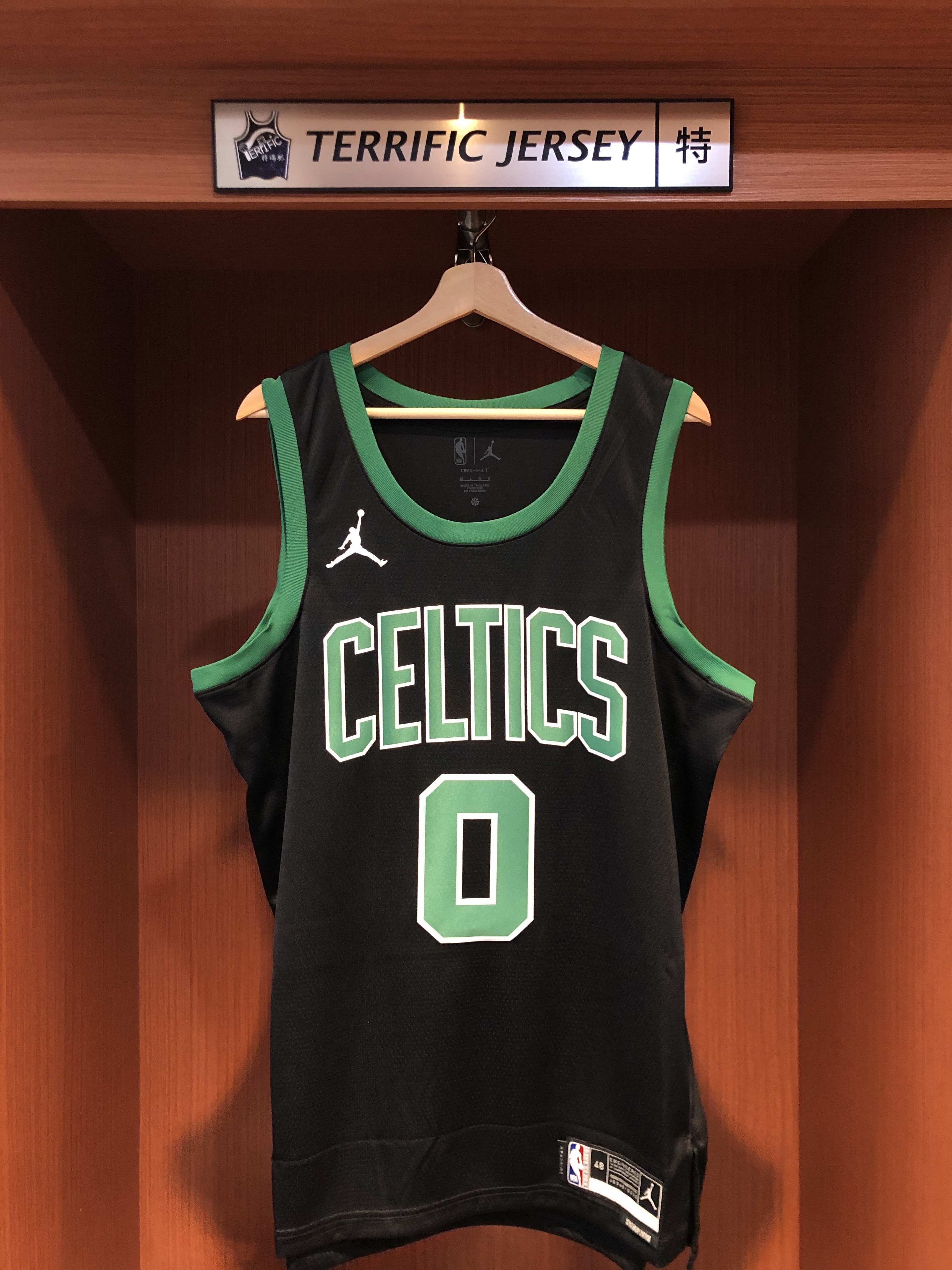 NBA球衣 Jayson Tatum 波士頓賽爾提克黑綠 Statement Jordan Swingman 球迷版 熱轉印 全新