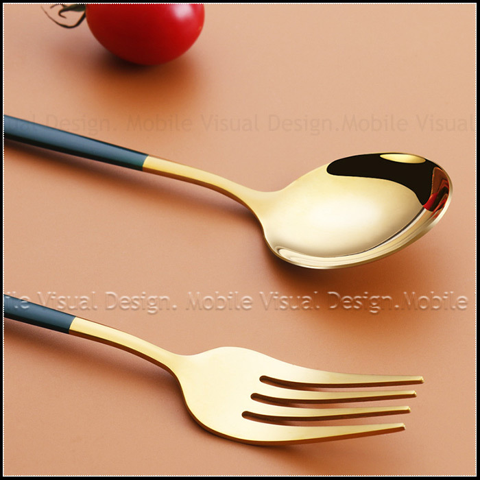 禮贈品 精緻不鏽鋼環保餐具3件組 - 葡萄牙筷子+湯匙+叉子