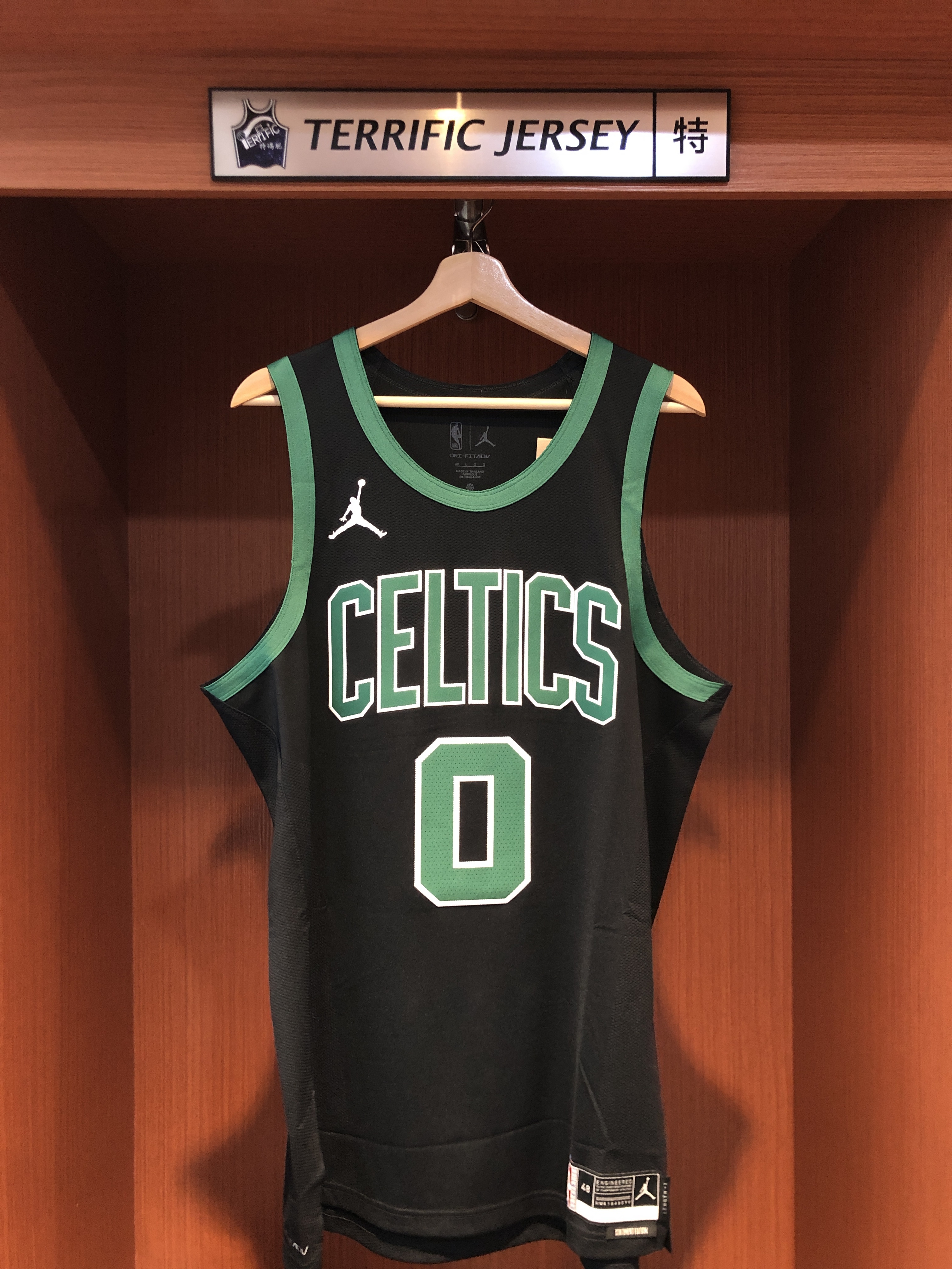 NBA球衣 Jayson Tatum 波士頓賽爾提克黑綠 Statement Jordan Authentic 球員版 電繡 全新