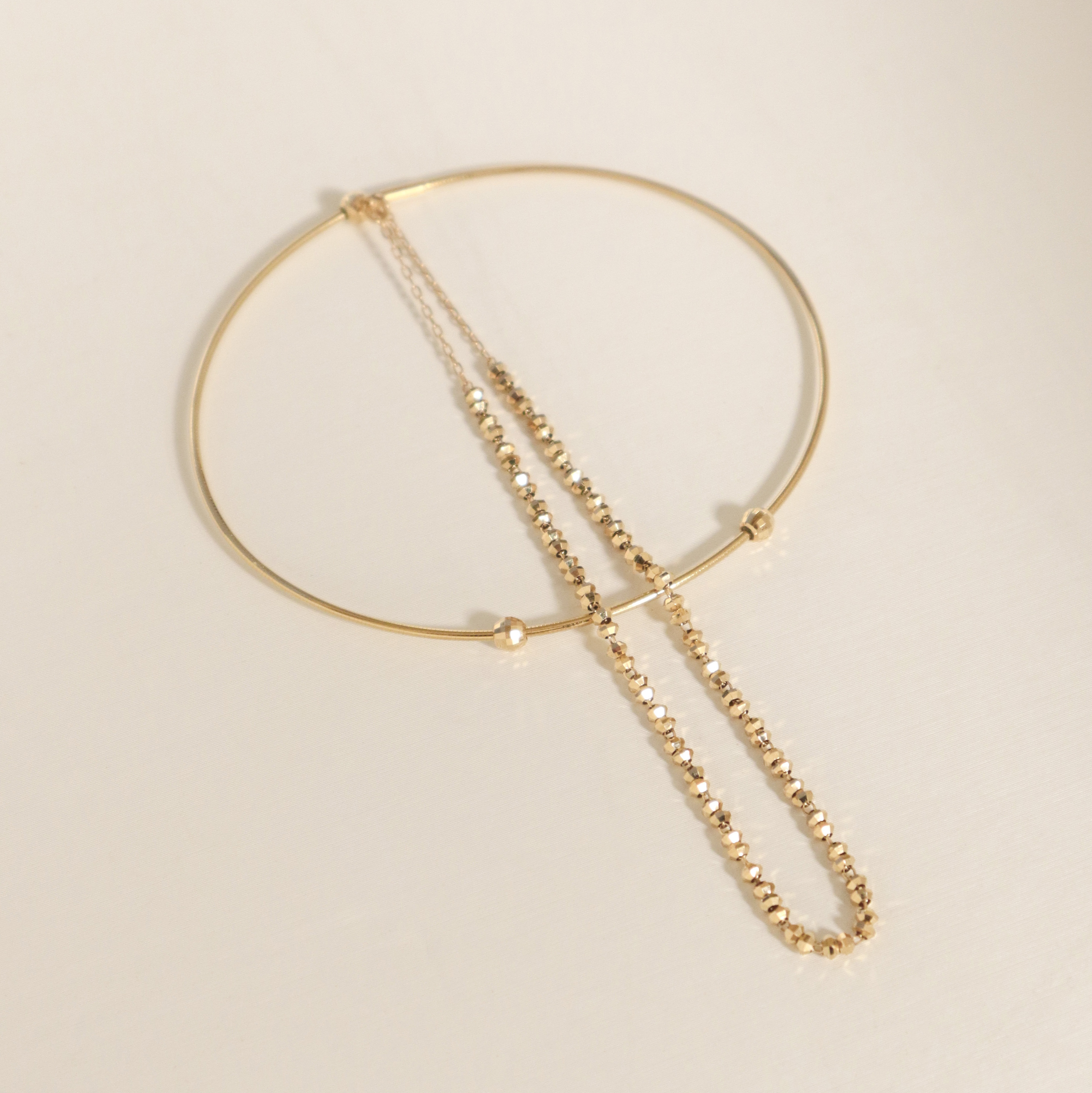 18K/日本設計款系列-串珠雙層手鍊