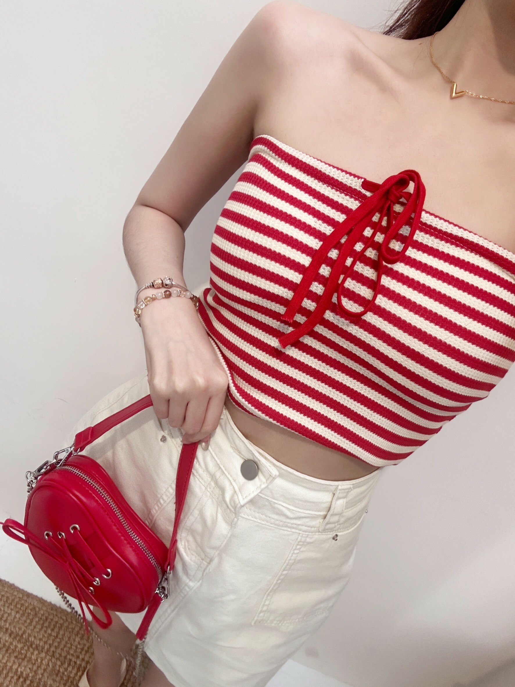 微辣綁結平口BRA TOP/四色