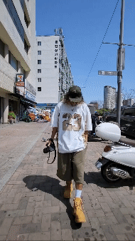 迷彩配色運動短袖T恤