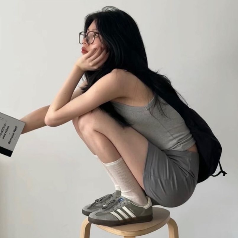 ADIDAS ORIGINALS GAZELLE INDOOR 麂皮格雷灰