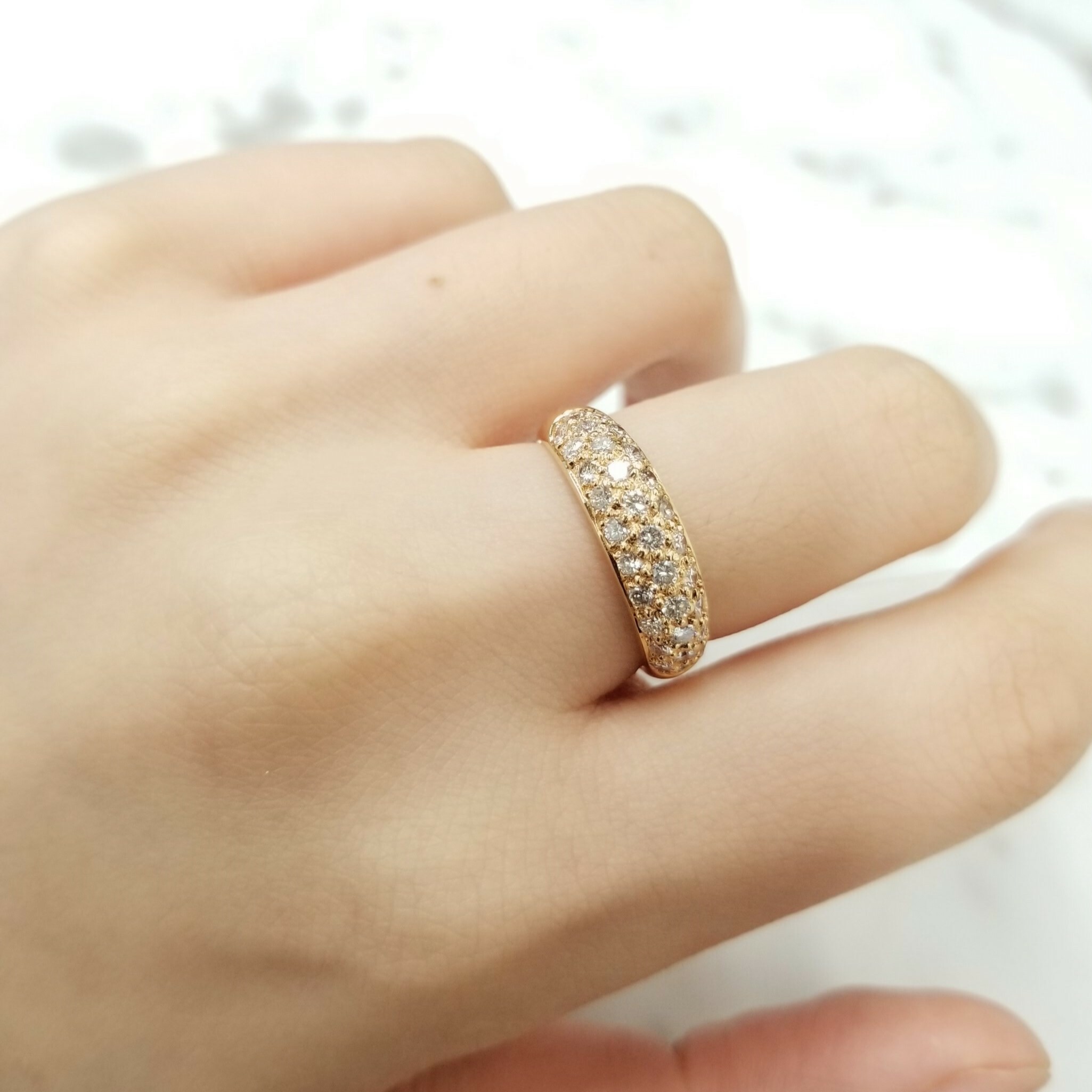 18K Rose Gold 0.68ct Diamond Ring