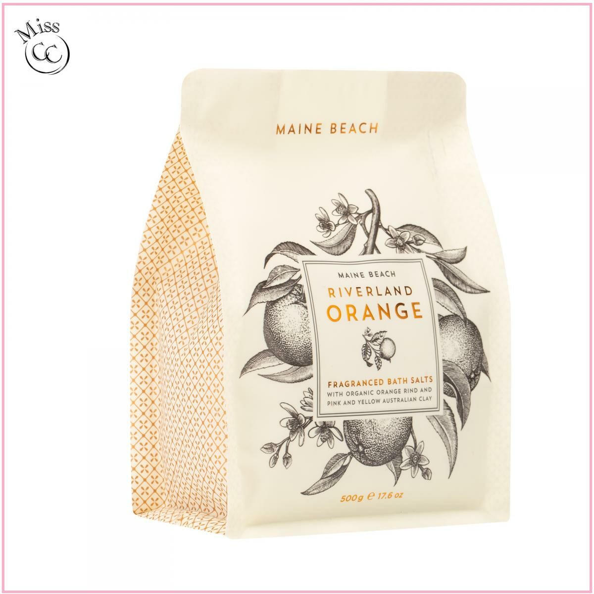 MAINE BEACH - 河地橙檸檬果皮香薰浴鹽 500g [環保補充裝/旅行裝]