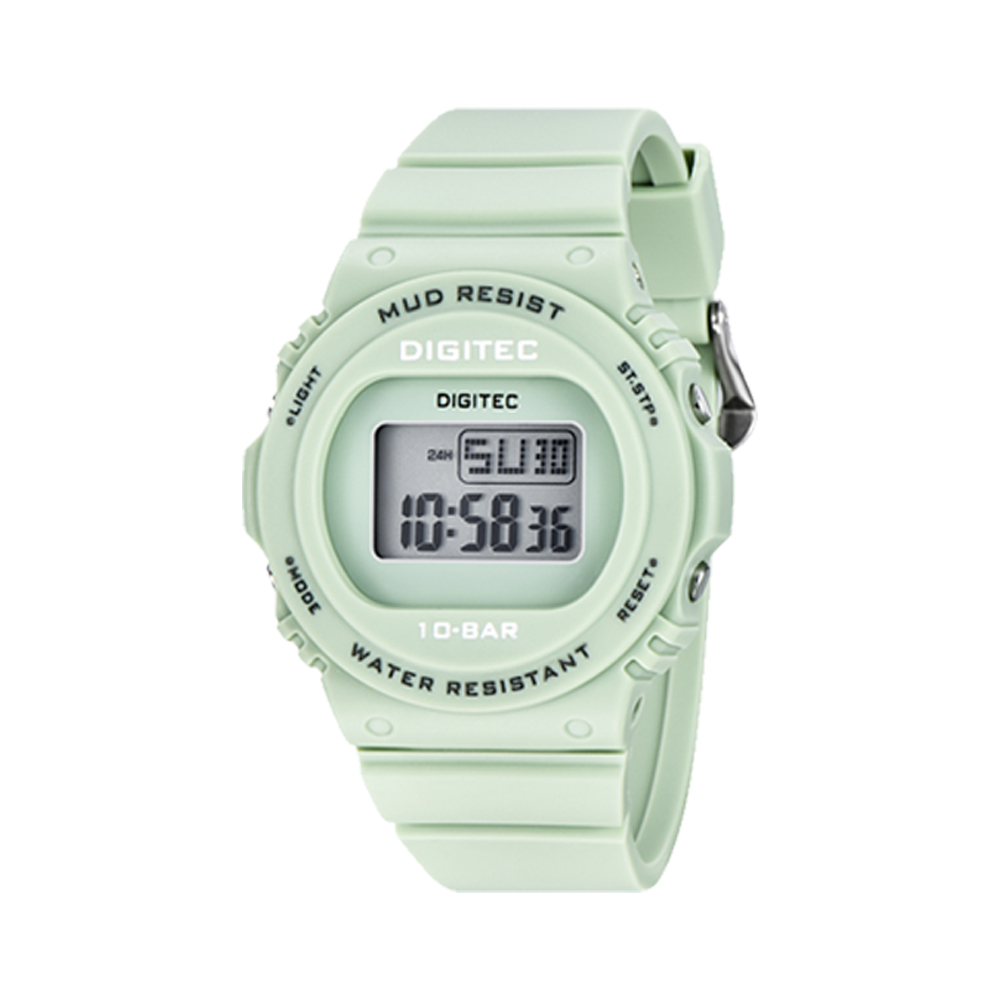 【DIGITEC 數碼科技】BDG-7110T* 多功能 EL背光 矽膠 數位 電子錶 手錶-