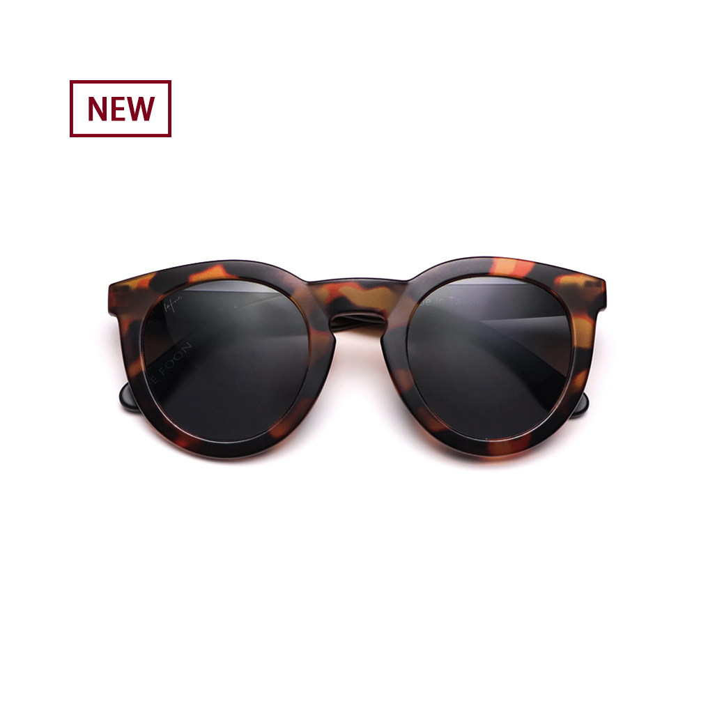 BABY 莫蘭迪色系太陽眼鏡 - black T 玳瑁黑