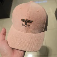[S] BOYLONDON KIDS EAGLE BOY CORDUROY CAP,INDIGO PINK, B93CP1001K57 (SBB388)