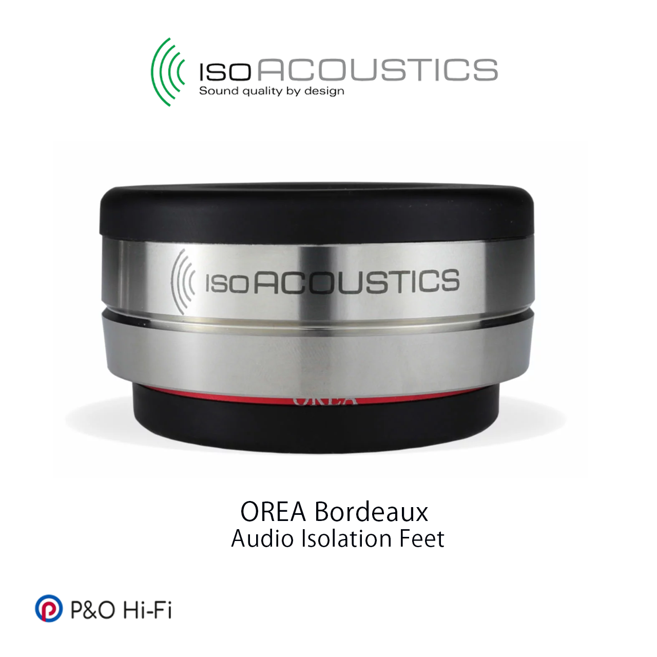 IsoAcoustics OREA Bordeaux 器材承墊 (顆)