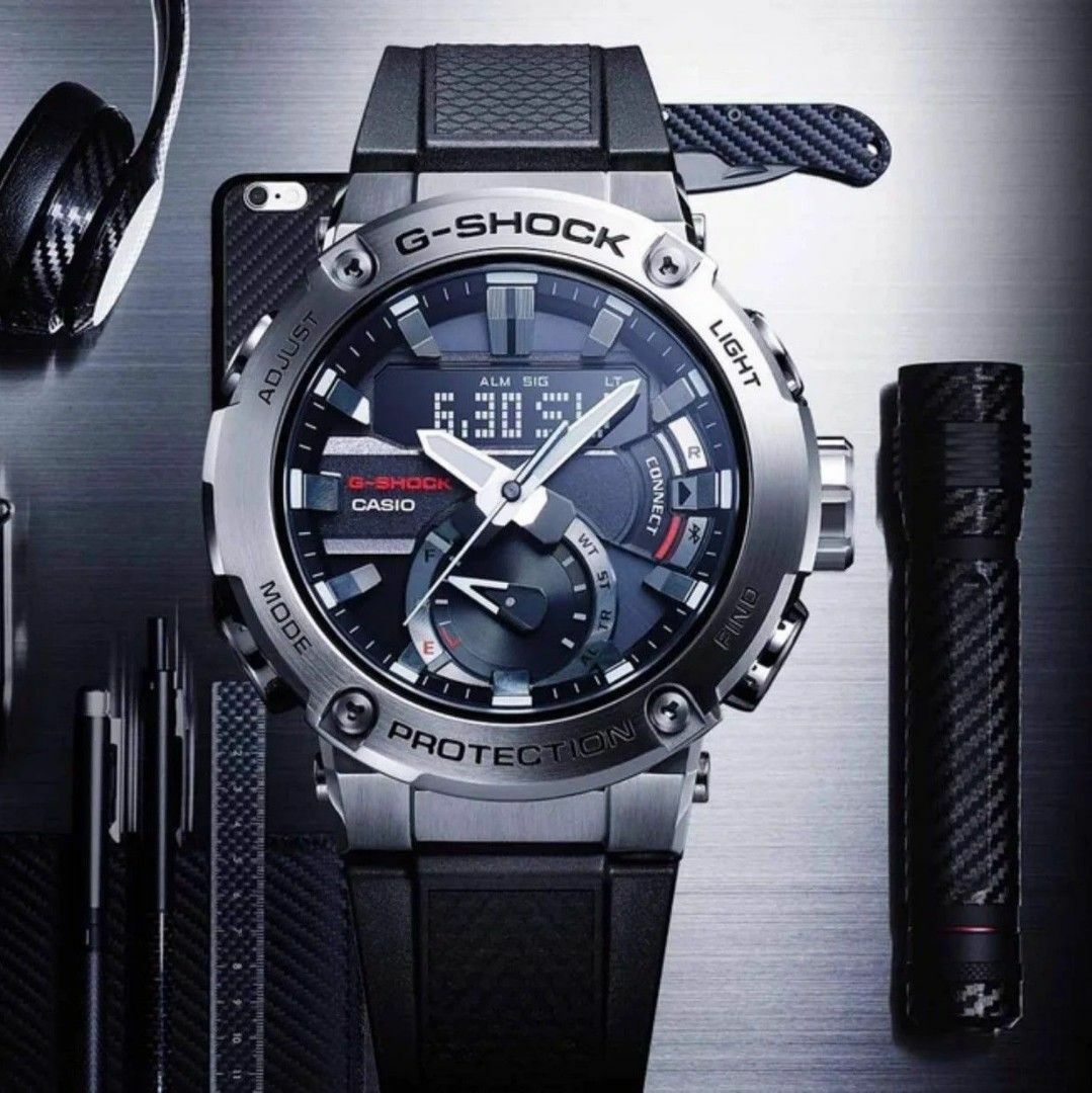 Casio G-Shock G-STEEL GST-B200-1A 手錶 (香港行貨)