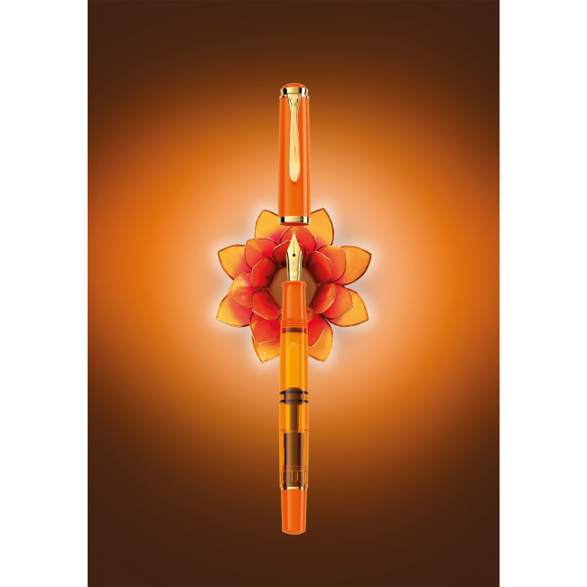 PELIKAN 百利金 M200 鋼筆-粉桔色