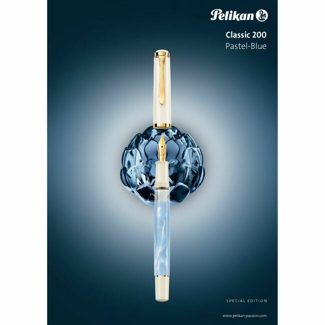 PELIKAN百利金 M200鋼筆-粉彩藍