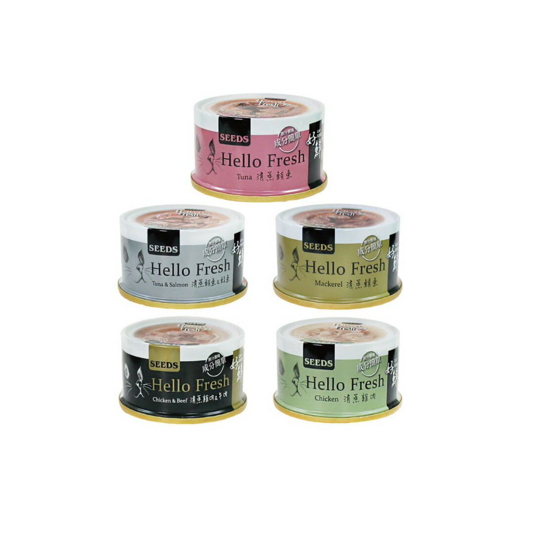 SEEDS 惜時 Hello Fresh好鮮貓罐 (貓副食罐頭) 80g