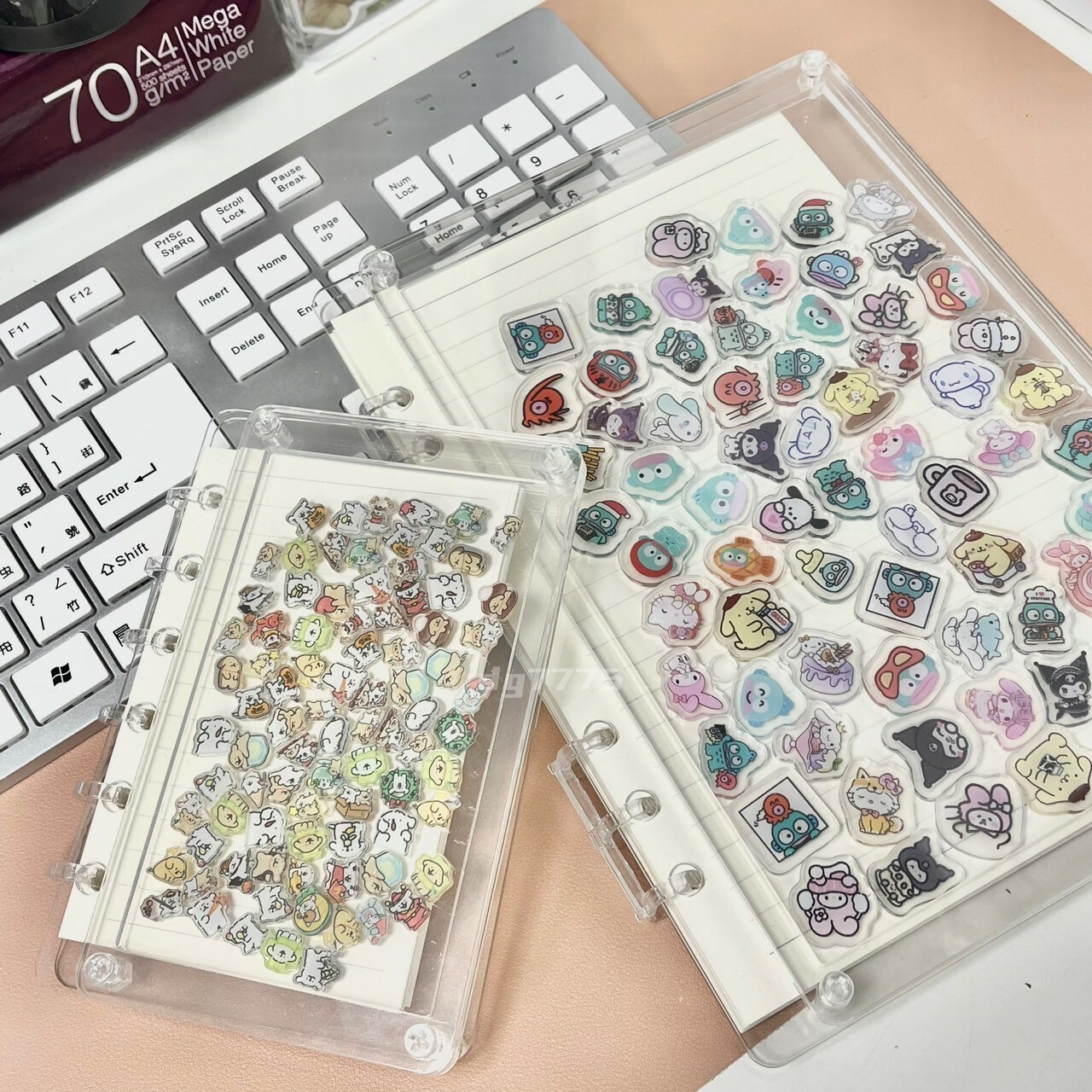 <小紅書爆款> 透明筆記本 DIY搖搖樂 可放照片