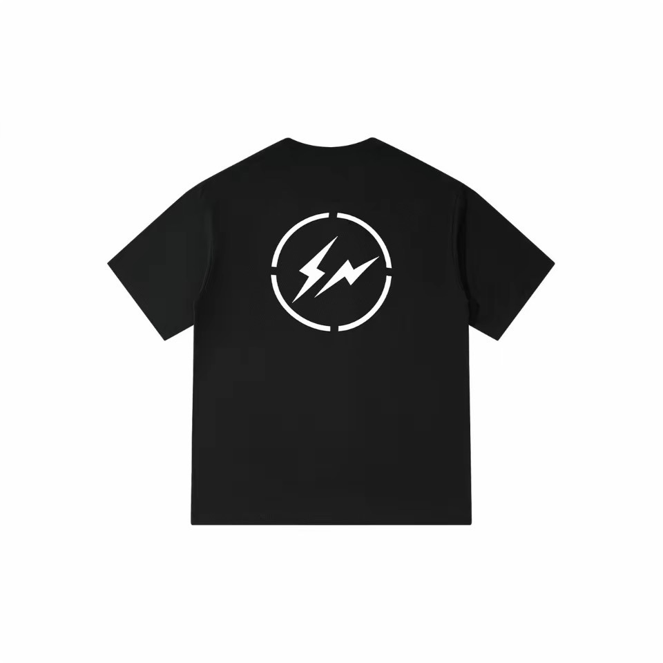 聯名 Dryworld X Fragment Design 基本款大寫字體 背後大閃電 藤原浩 短袖 短T TEE J-RHML240T3029