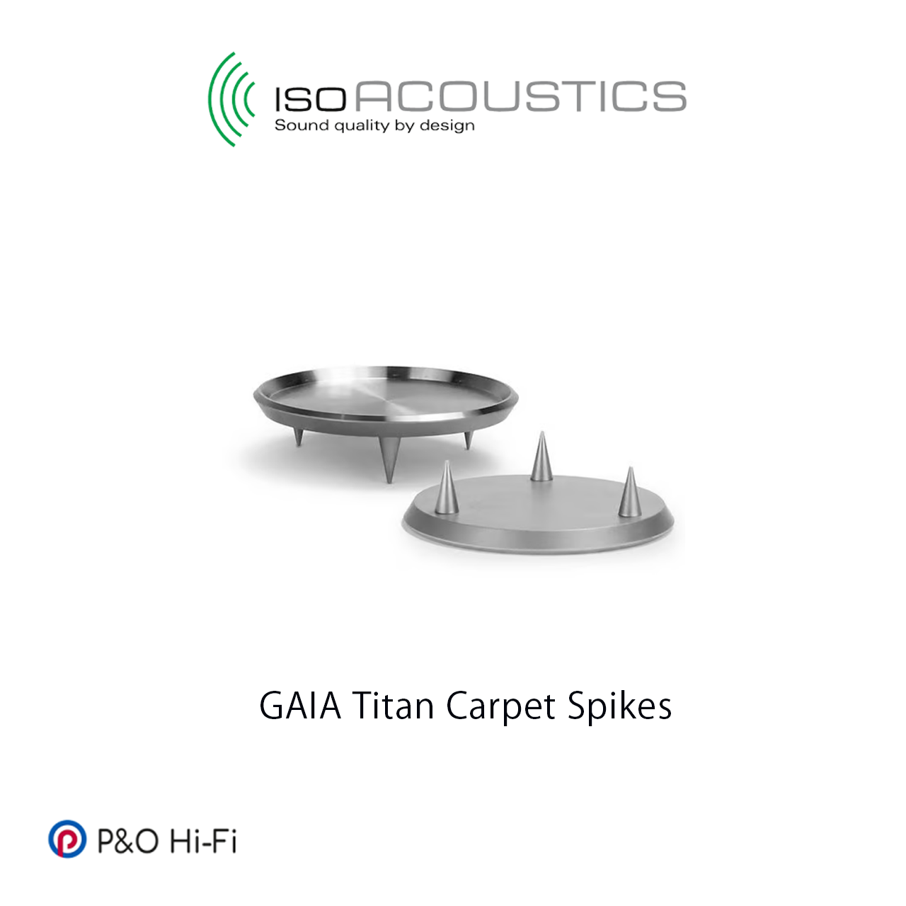 IsoAcoustics GAIA Titan 系列地毯盤 ( 一套四件 )