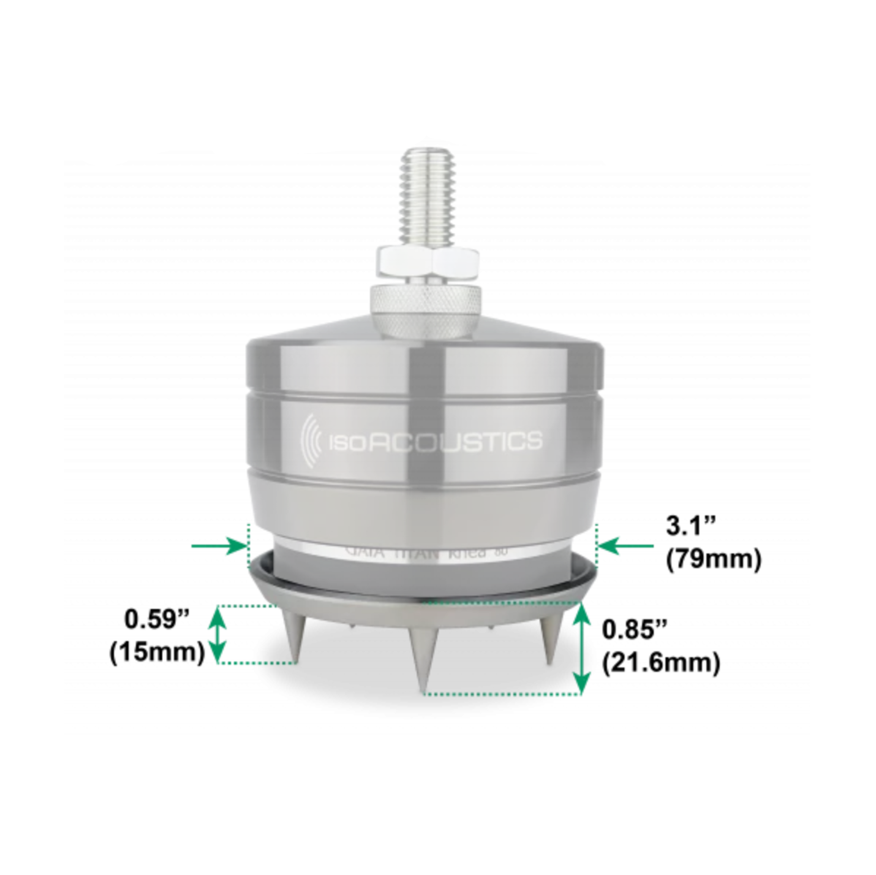IsoAcoustics GAIA Titan 系列地毯盤 ( 一套四件 )