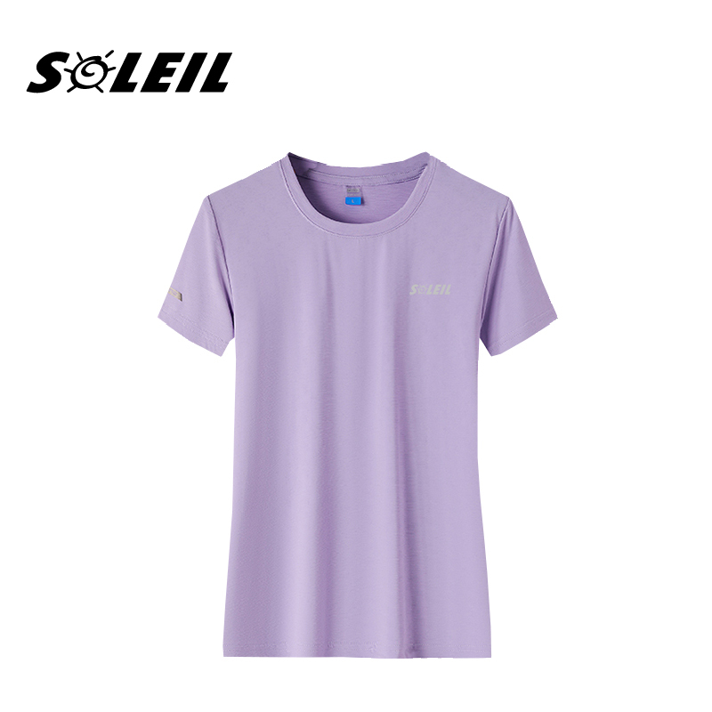SOLEIL 絲紋涼爽排汗衣 女款 (3色) 透氣/涼感/吸濕/彈性 10ATS1821B