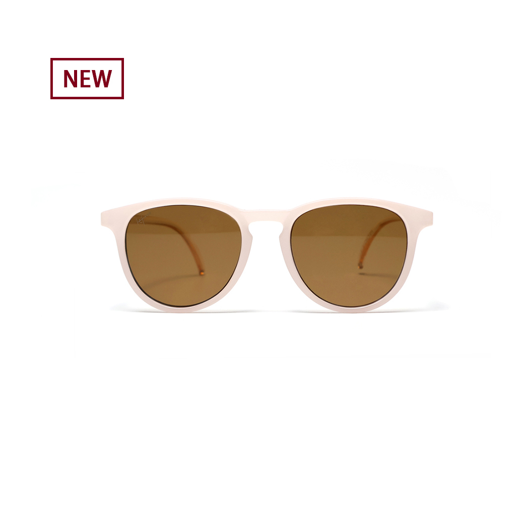 KIDS細框 莫蘭迪色系太陽眼鏡 - jelly pink 果凍粉