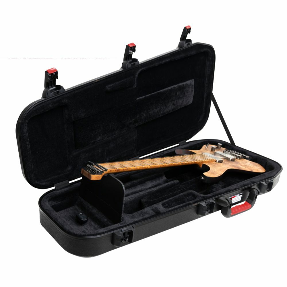 【1-2】[GatorCases] ATA軍用聚乙烯硬盒-TSA海關鎖(無頭電吉他款)