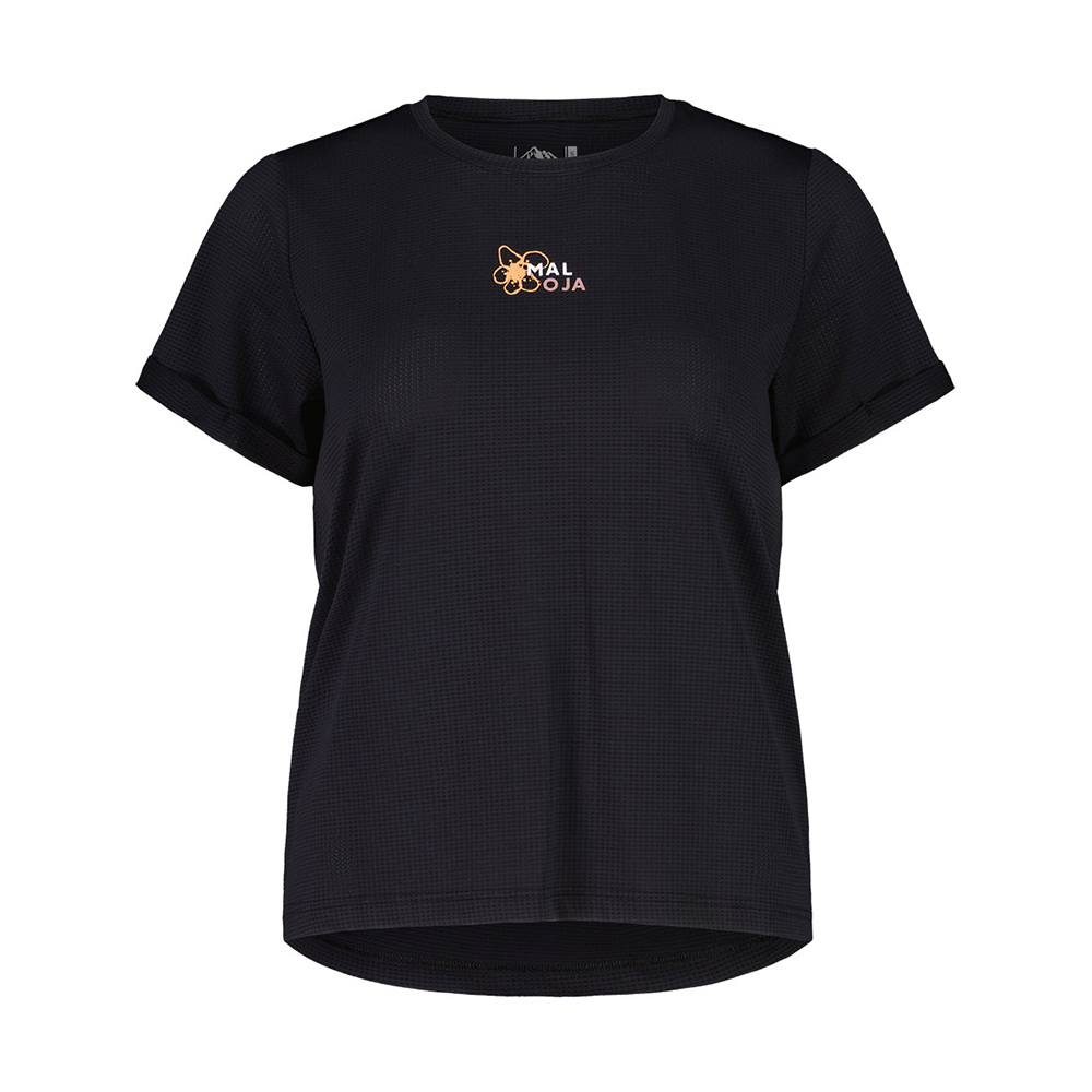 【MALOJA】女舒適彈性短袖上衣 / 24MA37134-[藕粉、經典黑]