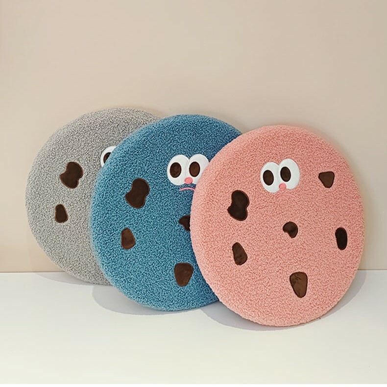 《4073》可愛曲奇餅乾可拆洗記憶棉坐墊