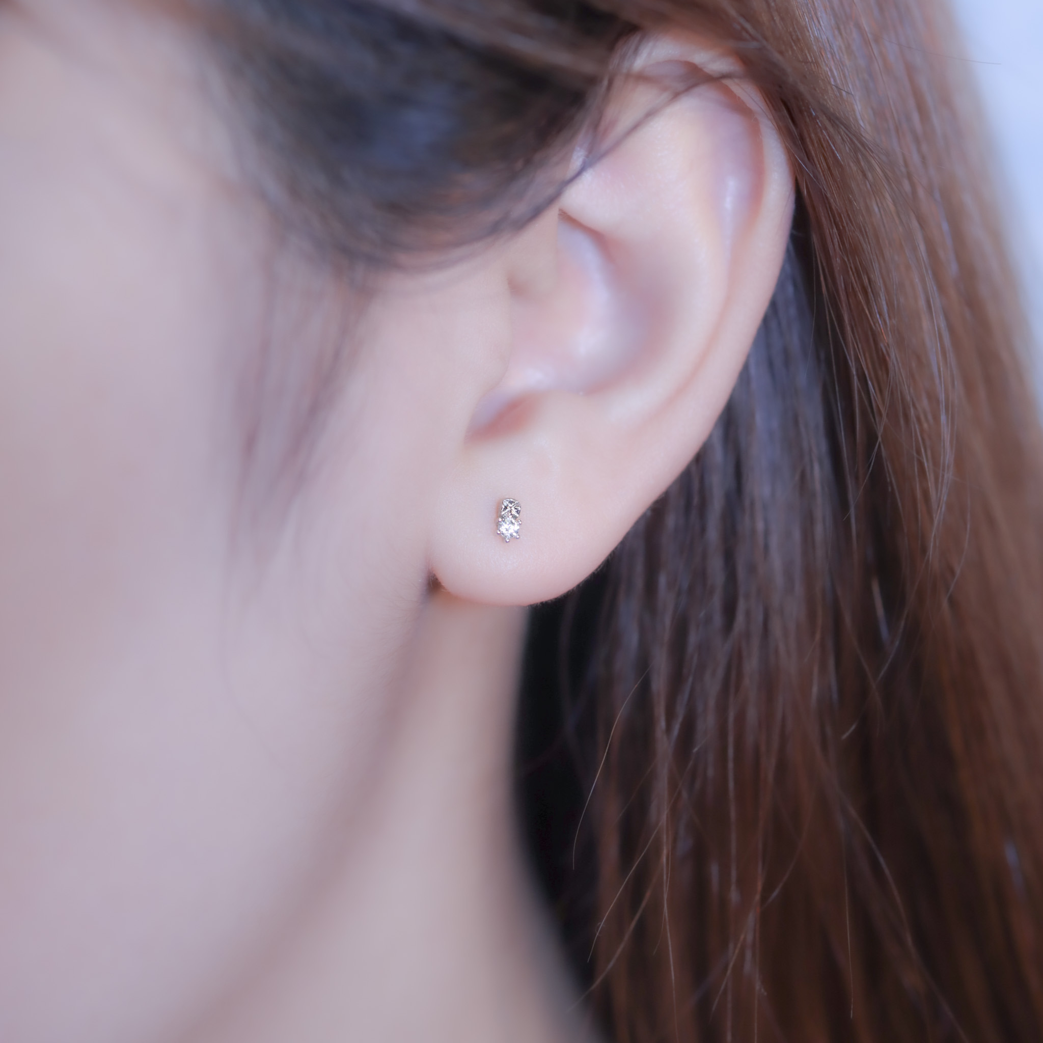 | 925 Silver | Little Shadow Of Star Earrings | EA0765 |