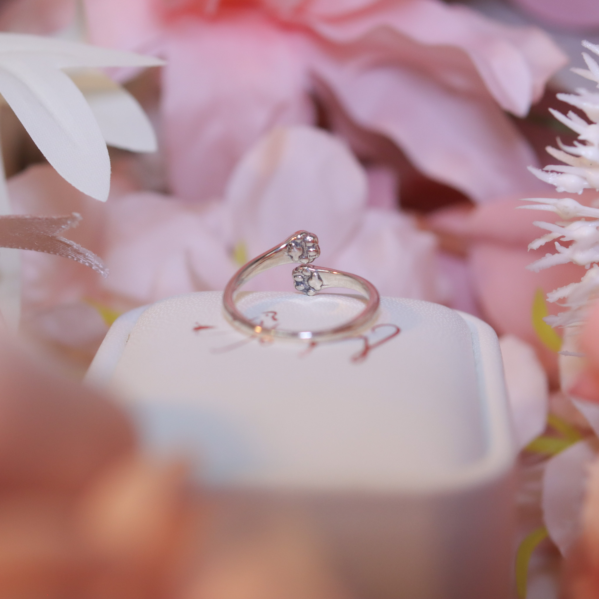 | 925純銀 | 來自貓咪的擁抱戒指 | RI0669 |