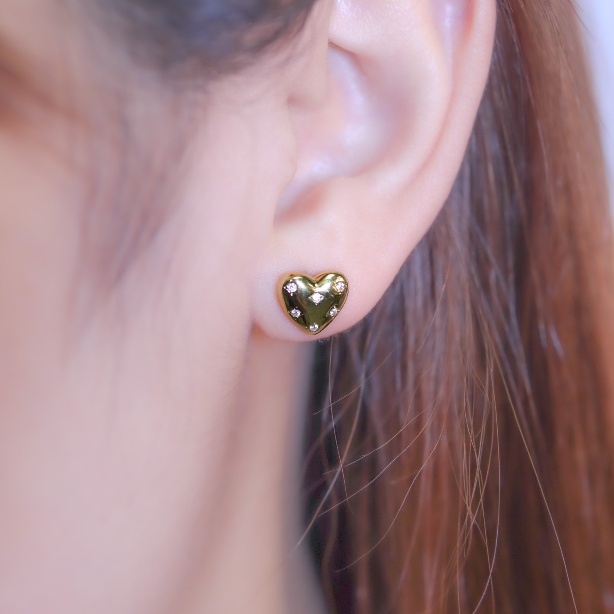 | 925純銀・白金・金 | 星星說愛你見耳環 (銀/金) | EA0771 |