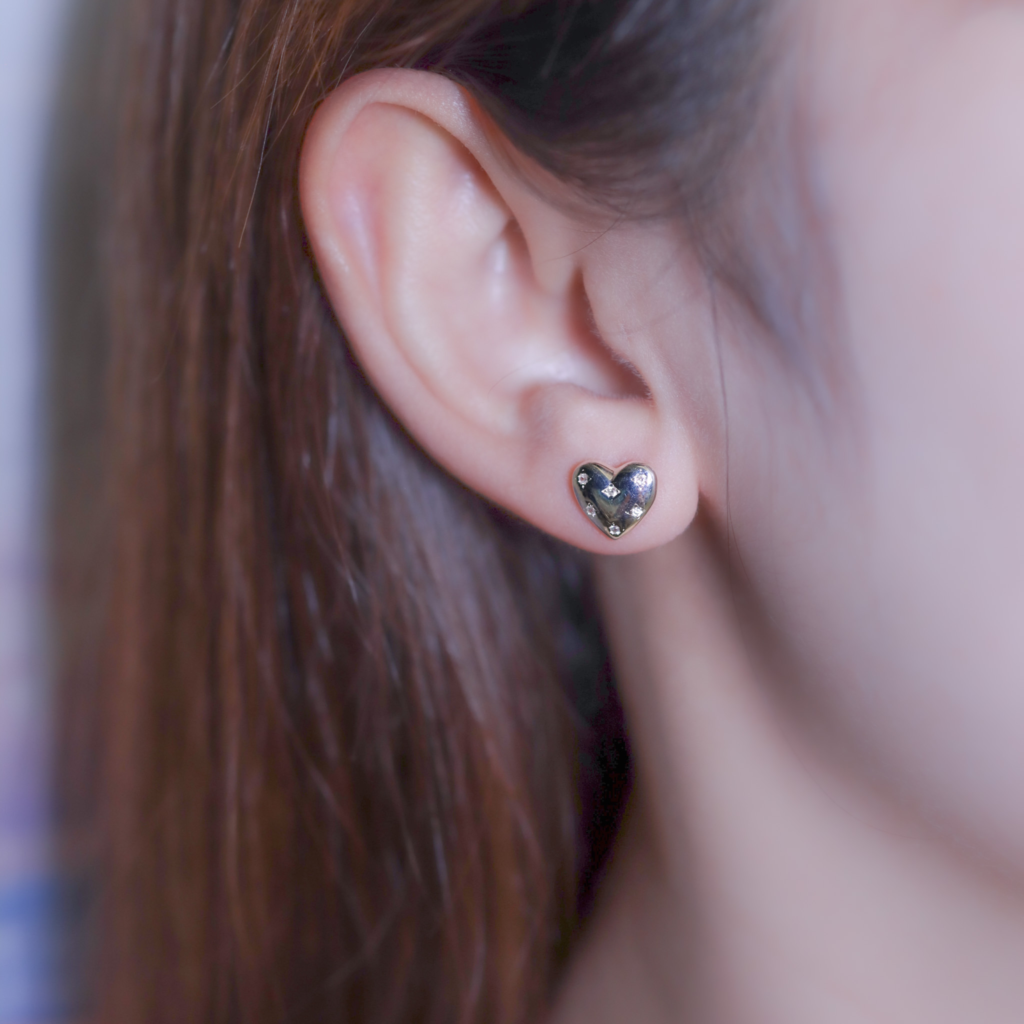 | 925純銀・白金・金 | 星星說愛你見耳環 (銀/金) | EA0771 |