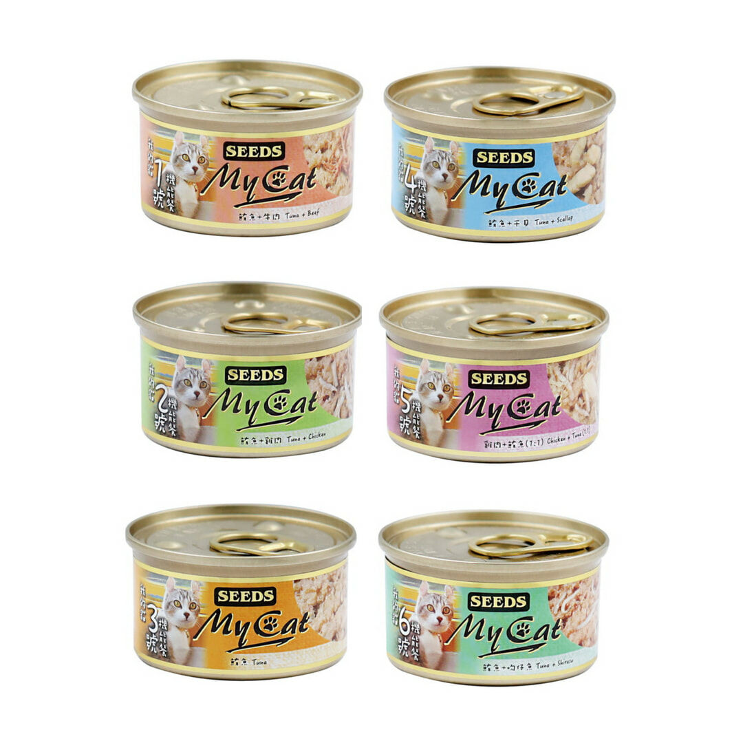 SEEDS 惜時 MyCat我的貓 (貓副食罐頭) 85g