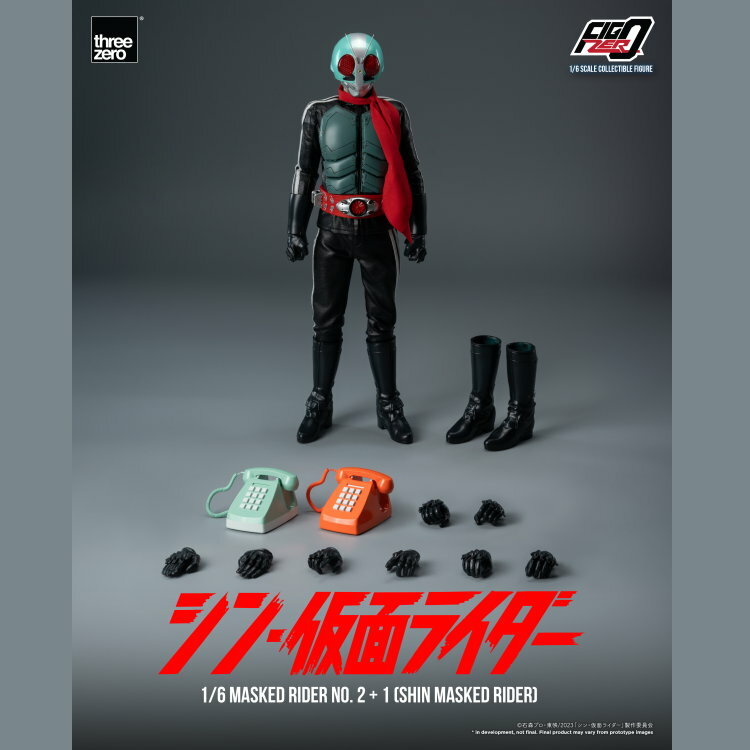 [訂金] Threezero : 1/6 幪面超人第2+1號 （新·幪面超人） FigZero