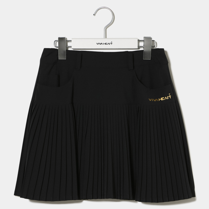 女士 彈力百褶裙