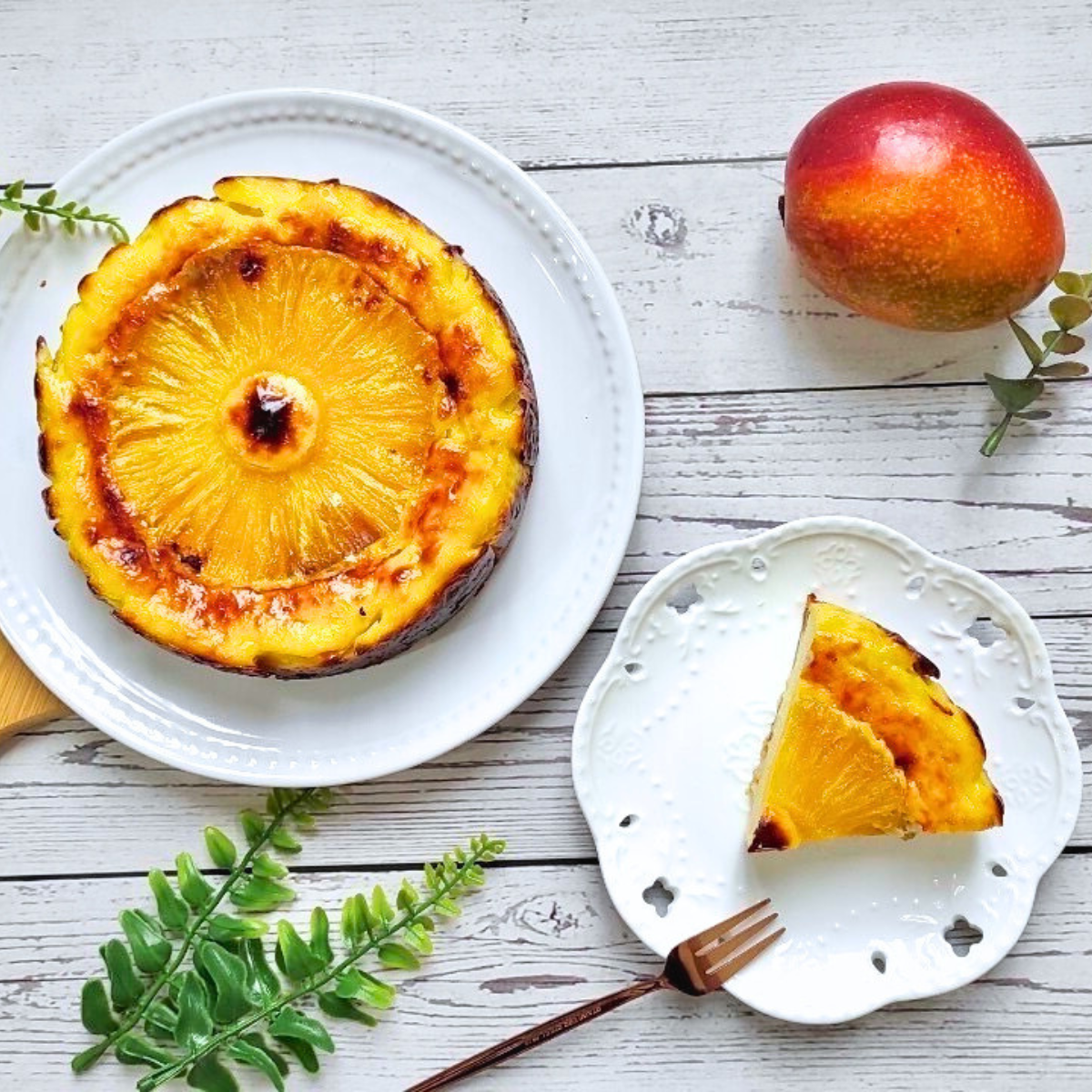 【米樂客】超PINE芒果巴斯克｜6吋｜香甜芒果+二湖土鳯梨