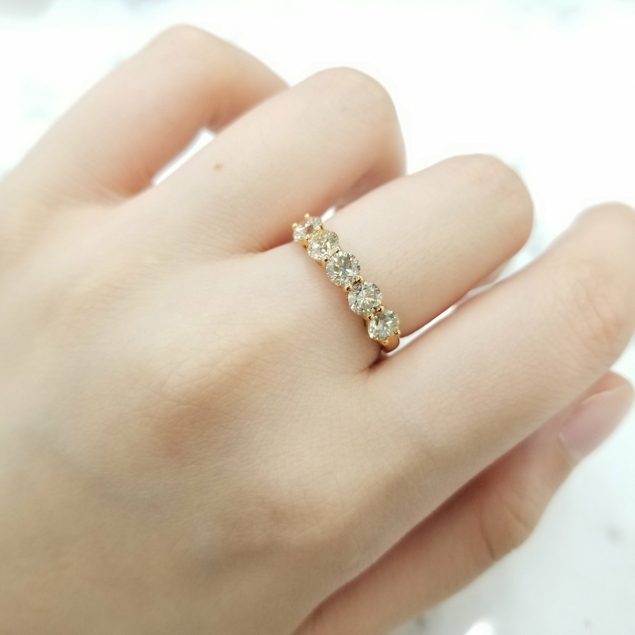 18K Rose Gold 1.06ct Diamond Ring