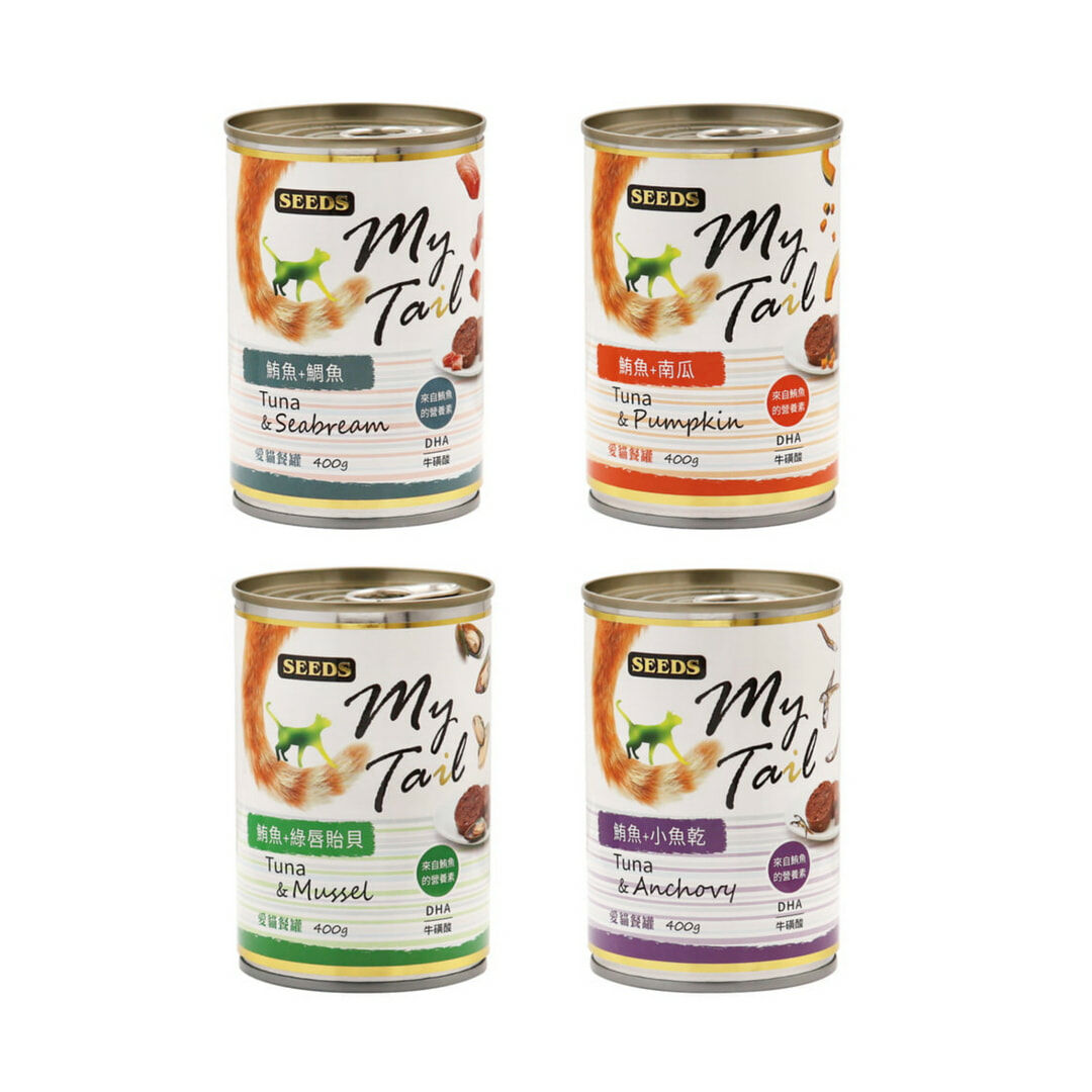 SEEDS 惜時 My Tail 愛貓餐罐(貓副食罐頭) 400g