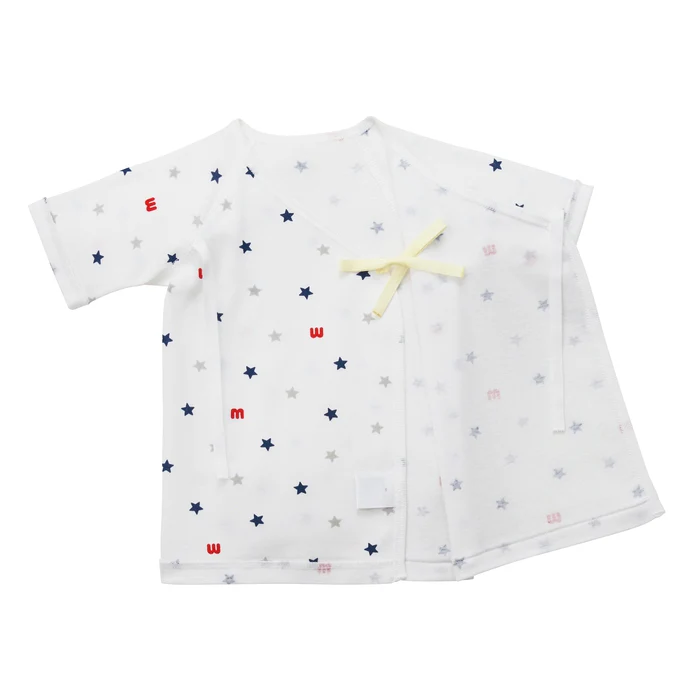 羅紋針織棉短袖肚衣-星星