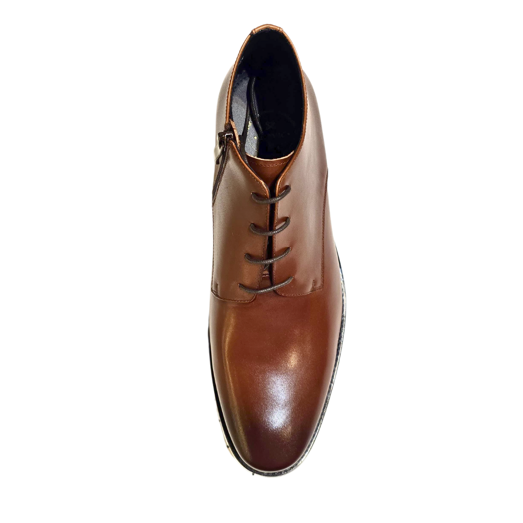 Revic 男裝皮鞋 | TCF-B62-1BR | 啡色沙漠靴